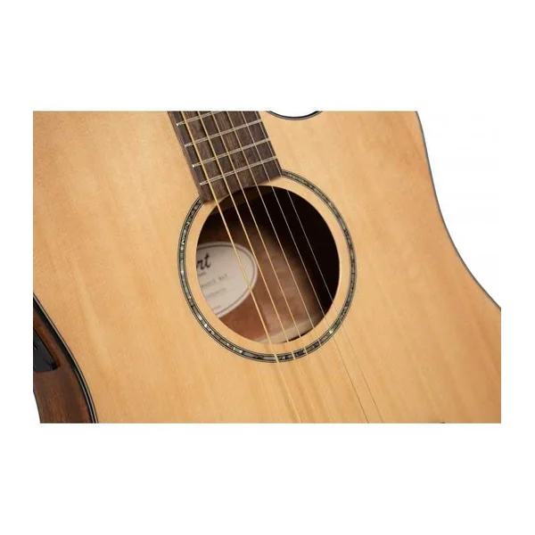 Guitare Folk Electro CORT EARTH60CE NATUREL BRILLANT