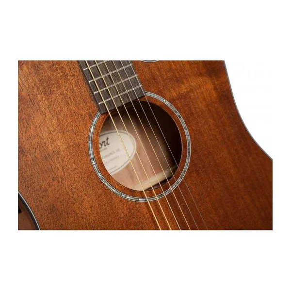 Guitare Folk Electro CORT EARTH60CE NATUREL OPEN PORE