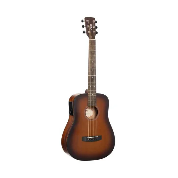 Guitare Folk Electro CORT EARTH GO HYVIBE + HOUSSE, BROWN BURST