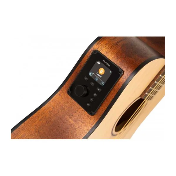 Guitare Folk Electro CORT EARTH GO HYVIBE + HOUSSE, NATUREL