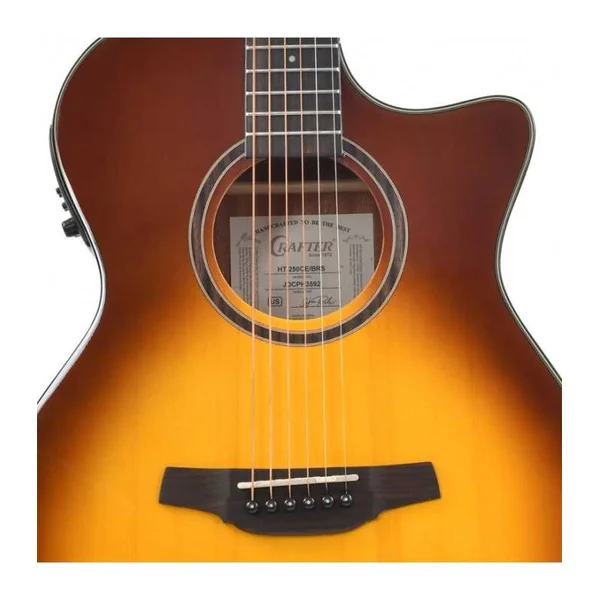 Guitare Folk Electro CRAFTER HT250-CE-BRS