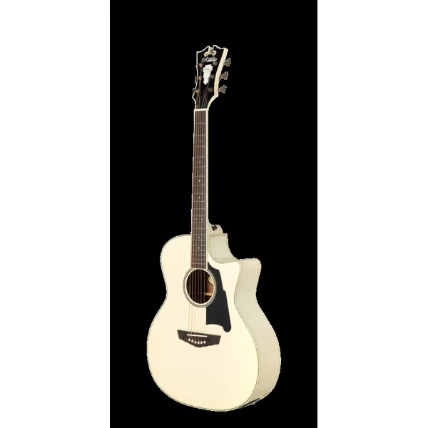 Guitare Folk Electro D'ANGELICO PREMIER GRAMERCY Gloss Cream