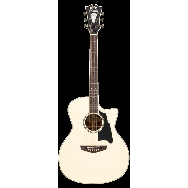Guitare Folk Electro D'ANGELICO PREMIER GRAMERCY Gloss Cream