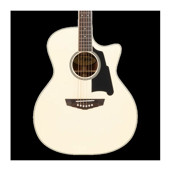 Guitare Folk Electro D'ANGELICO PREMIER GRAMERCY Gloss Cream