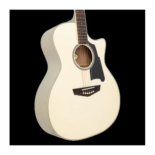Guitare Folk Electro D'ANGELICO PREMIER GRAMERCY Gloss Cream