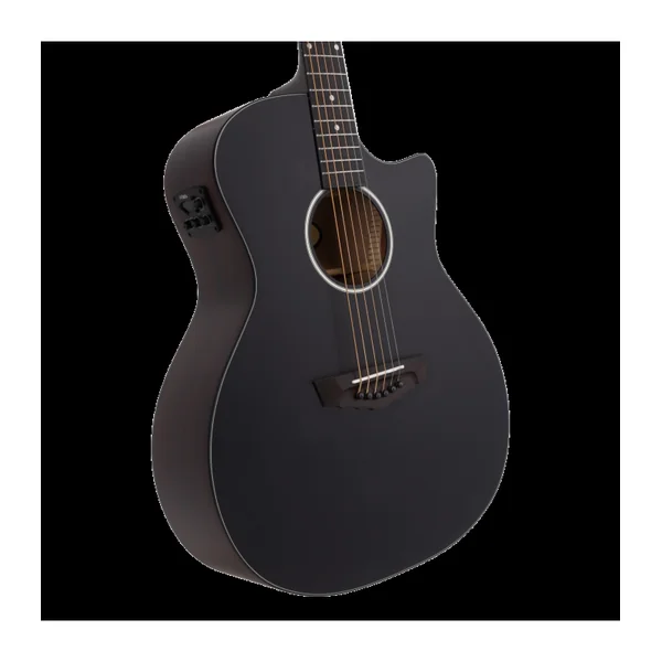 Guitare Folk Electro D'ANGELICO Premier Gramercy LS Matte Black