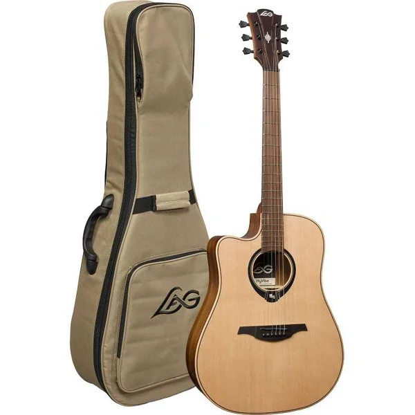 Guitare Folk Electro Gaucher Lag HV10-L-DCE - Dreadnought Cutaway