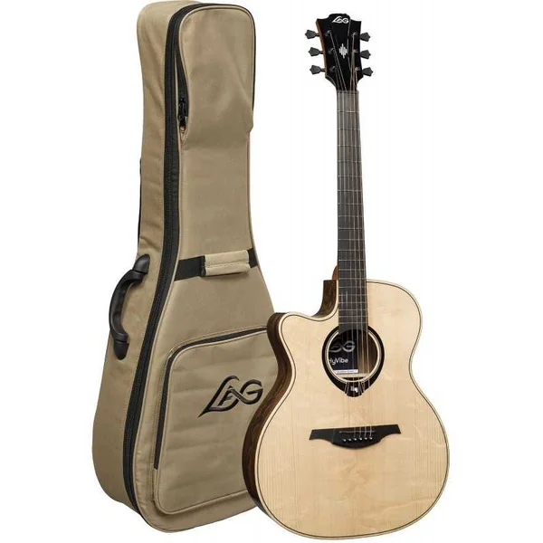 Guitare Folk Electro Gaucher Lag HV30-L-ACE - Auditorium Cutaway