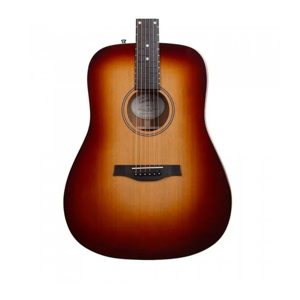 Guitare Folk Electro Godin Century Mahogany Cognac Burst EQ + Housse