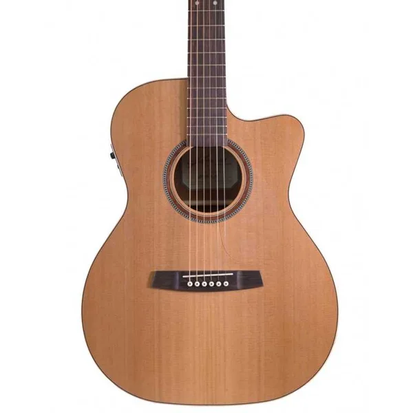 Guitare Folk Electro KREMONA M15C-CW - Cutaway CEDRE MASSIF - SAPELLI