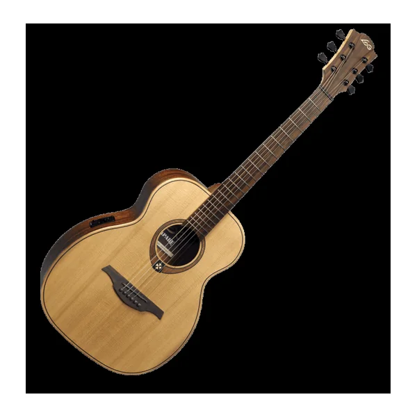 Guitare Folk Electro Lag ESCAPADE-RCE - Red Cedar