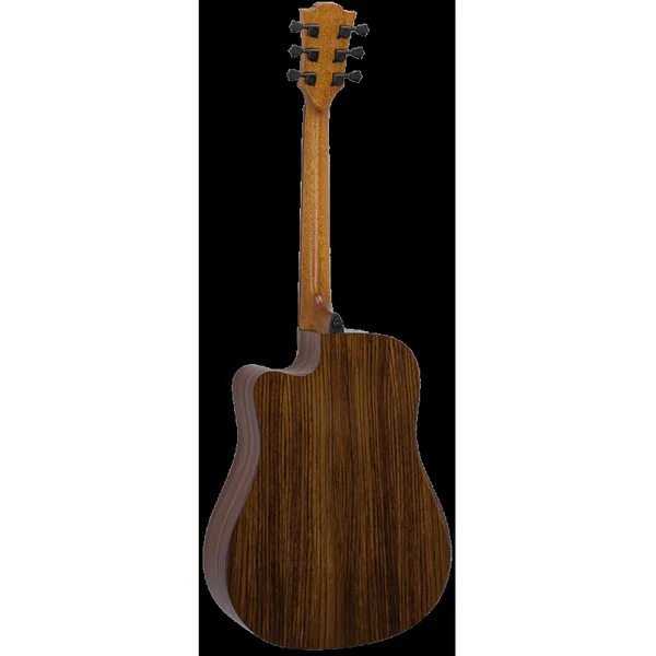 Guitare Folk Electro LAG T218DCE - Dreadnought Pan-Coupé