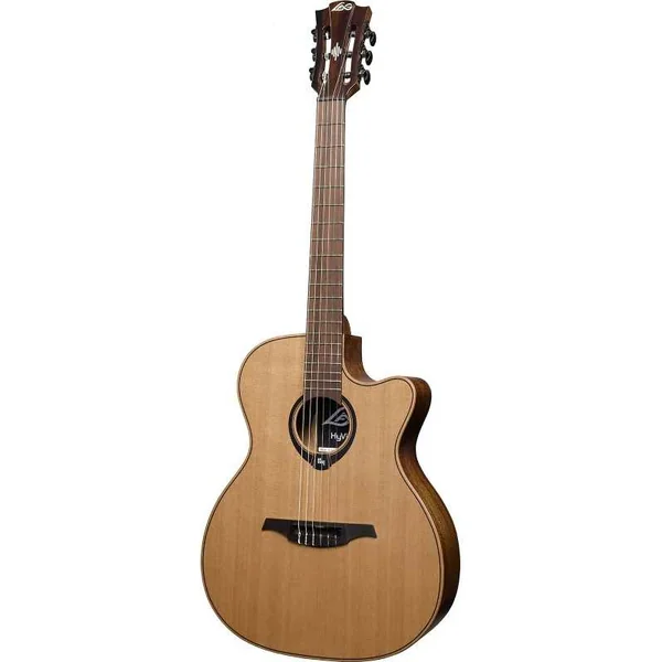 Guitare Folk Electro Nylon LAG HV10-N-ACE - Auditorium Cutaway