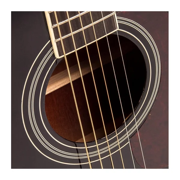 Guitare Folk VINTAGE V300BKOFT - GUITAR OUTFIT - BLACK