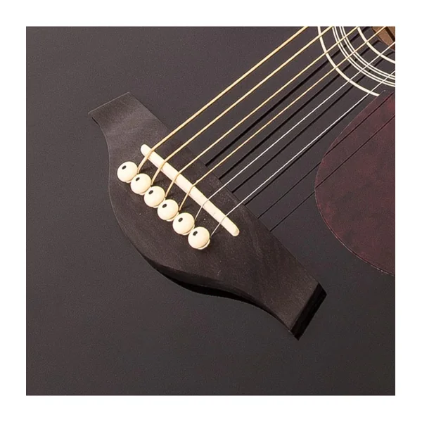 Guitare Folk VINTAGE V300BKOFT - GUITAR OUTFIT - BLACK