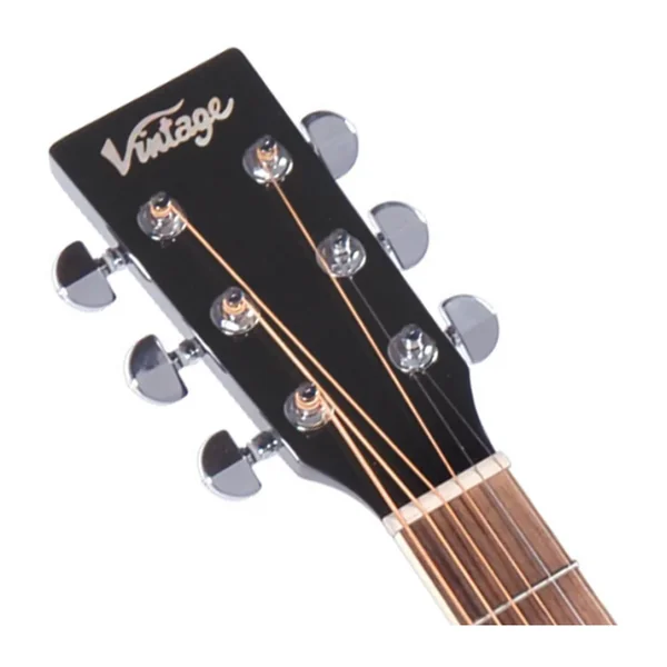 Guitare Folk VINTAGE V300BKOFT - GUITAR OUTFIT - BLACK