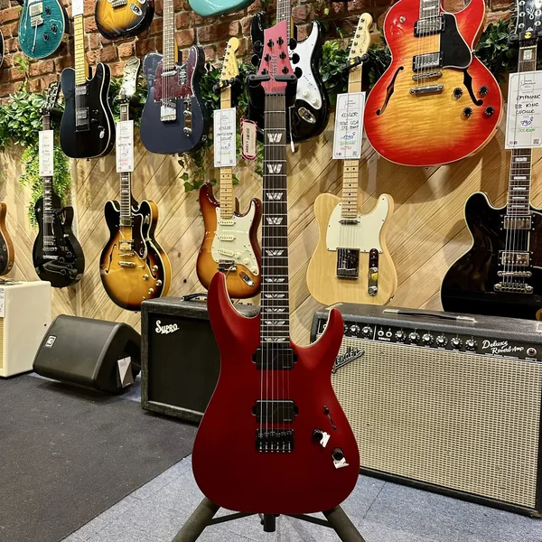 Guitare Schecter C-1 SLS Custom Racing Red