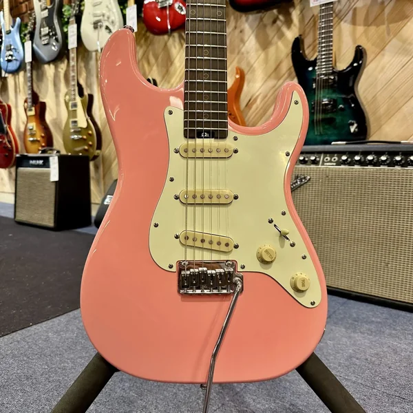 Guitare Schecter Nick Johnston Signature HSS – Atomic Coral