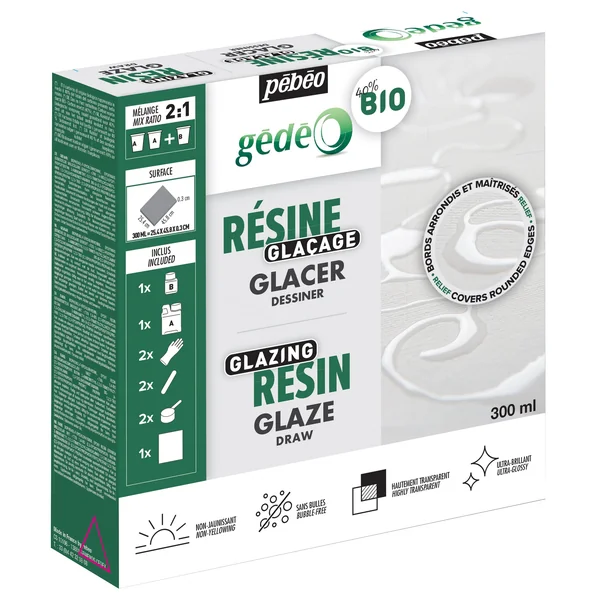 Gédéo résine glaçage biosourcée 300ml