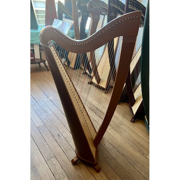 Harpe Occasion CAMAC, modèle TELENN 34 cordes Finition Merisier