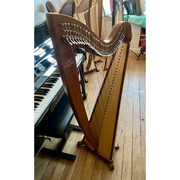 Harpe Occasion CAMAC, modèle TELENN 34 cordes Finition Merisier