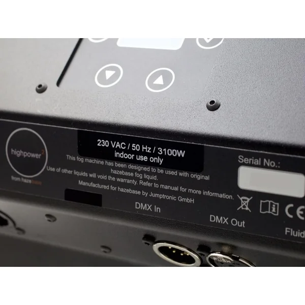 HAZEBASE HIGHPOWER² Tour Fog Machine