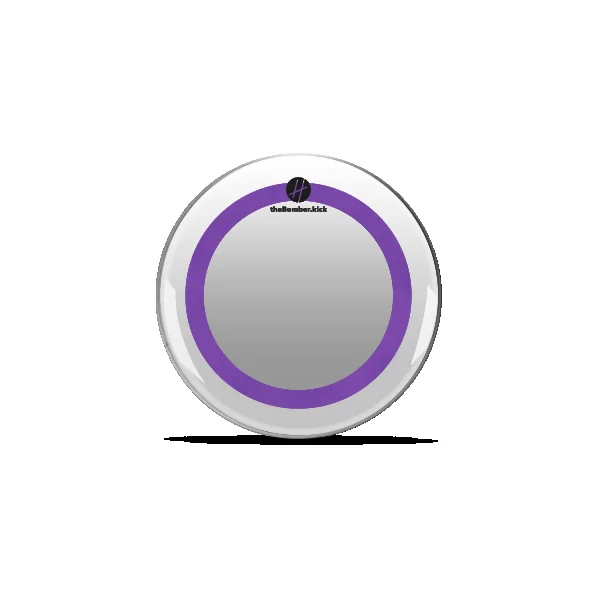 HEATS The Bomber 20" Clear Bass Drum