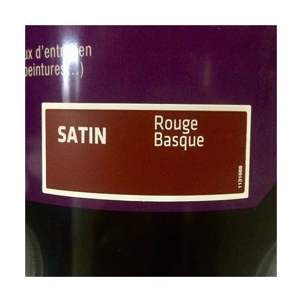 HELIOTAN Laque satinée pour Bois HELITION Rouge Basque
