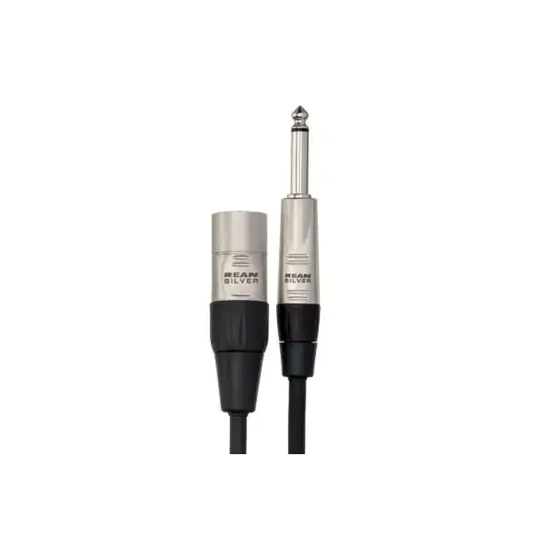 Hosa REAN 1/4" TRS Jack naar XLR Male Pro Balanced Kabel 3m