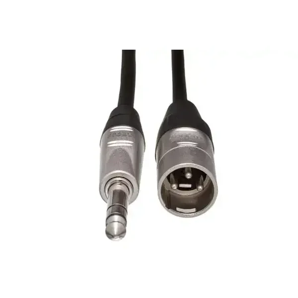 Hosa REAN 1/4" TRS Jack naar XLR Male Pro Balanced Kabel 3m