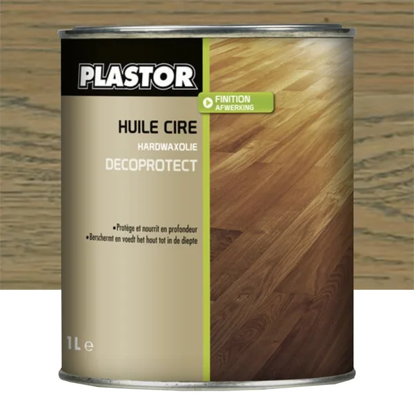 Huile Cire PLASTOR Decoprotect Chêne fumé