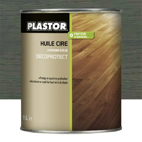 Huile Cire PLASTOR Decoprotect Gris foncé