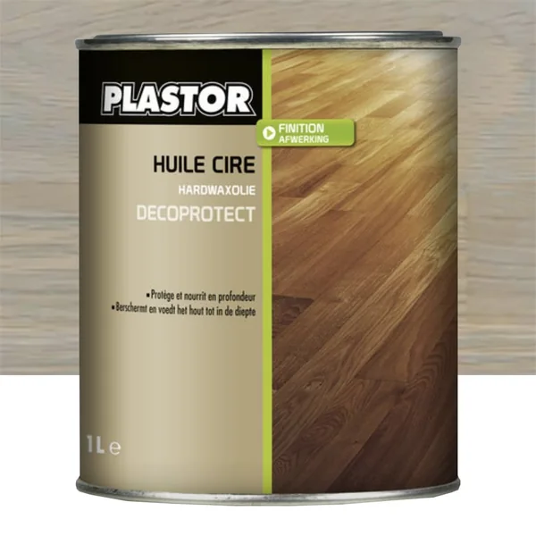 Huile Cire PLASTOR Decoprotect Gris patiné