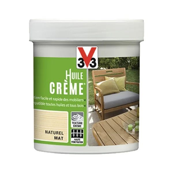 Huile crème V33 Naturel