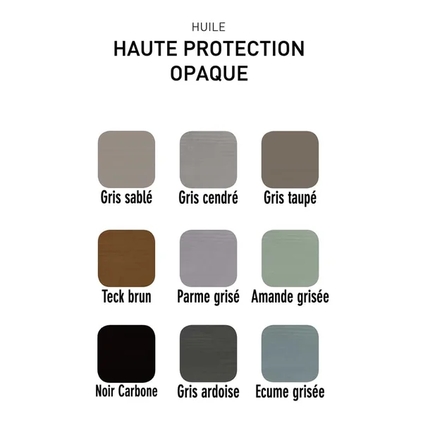 Huile Haute protection V33 Gris taupé