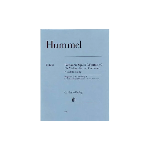 Hummel J.n. Potpourri OP 95 Violoncelle