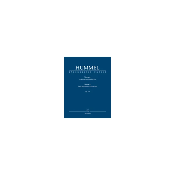 Hummel J.n. Sonate OP 104 Violoncelle