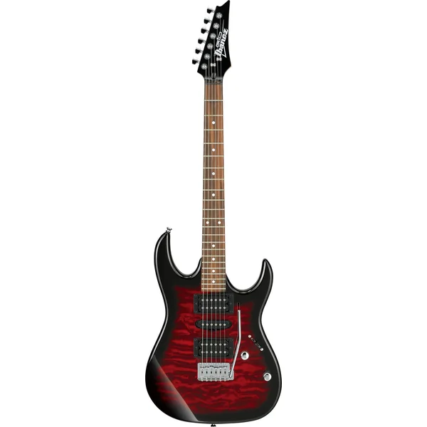Ibanez Grx GRX70QA-TRB Transparent Red Burst
