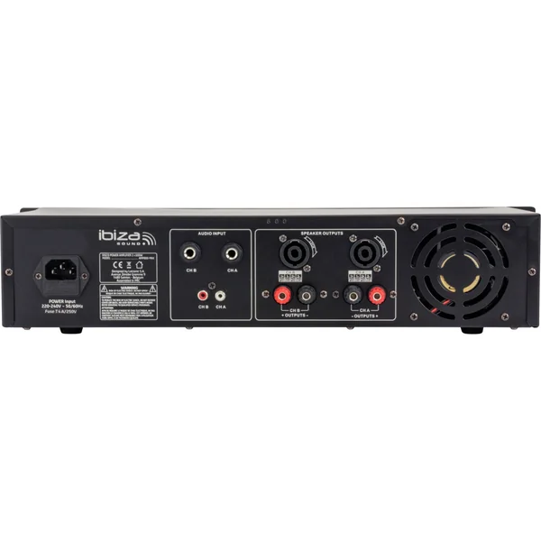 Ibiza AMP800-MKII - Amplificateur de puissance (2x600W)