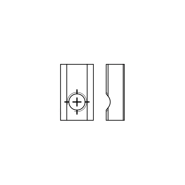Insert ASD C0014 pour fixation d'accessoires sur praticables filetage M10