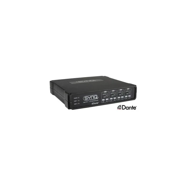 Interface réseau audio DBI-44 - 4 entrées/sorties analogiques DANTE