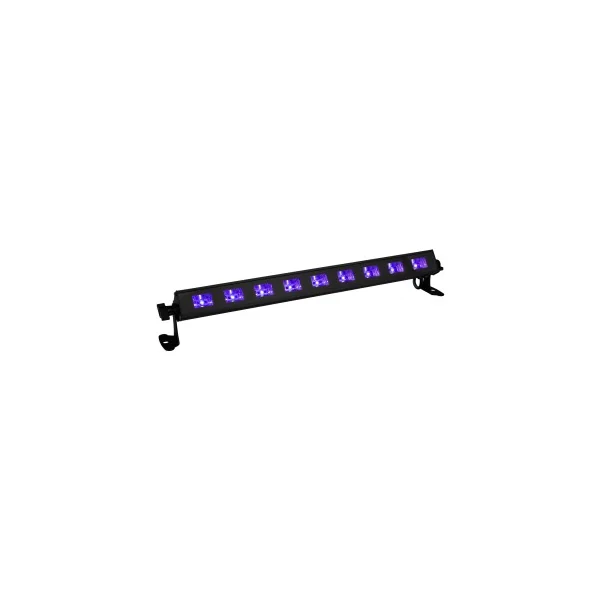 Jb-Systems LED UV-BAR 9 : Projecteur lumière noire à LED 9 x 3W