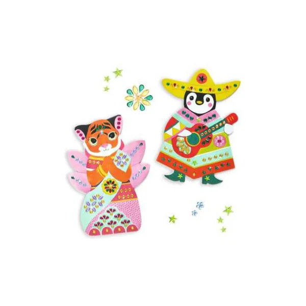 Jeu créatif créer avec des stickers - 3-6 ans - Djeco