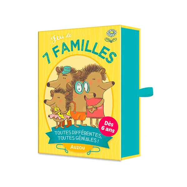 Jeu de 7 familles Toutes différentes, toutes géniales ! - Auzou