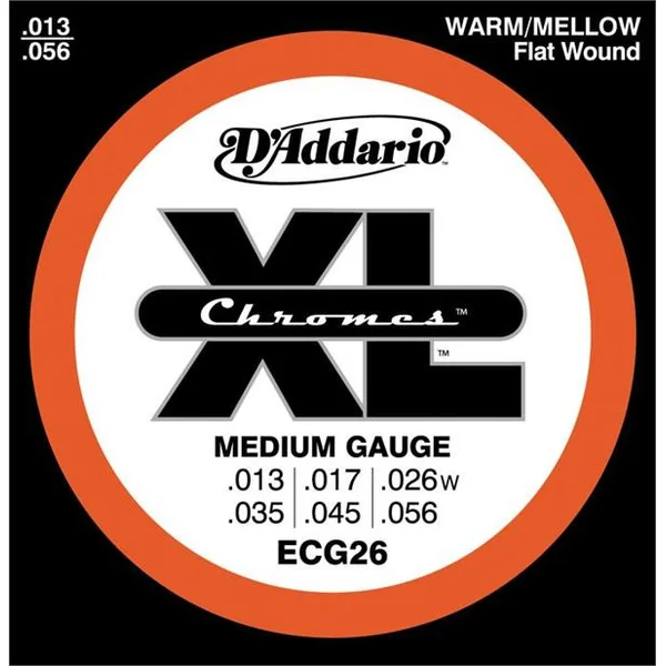 Jeu de Cordes D'addario ECG26 13/56 Filet Plat