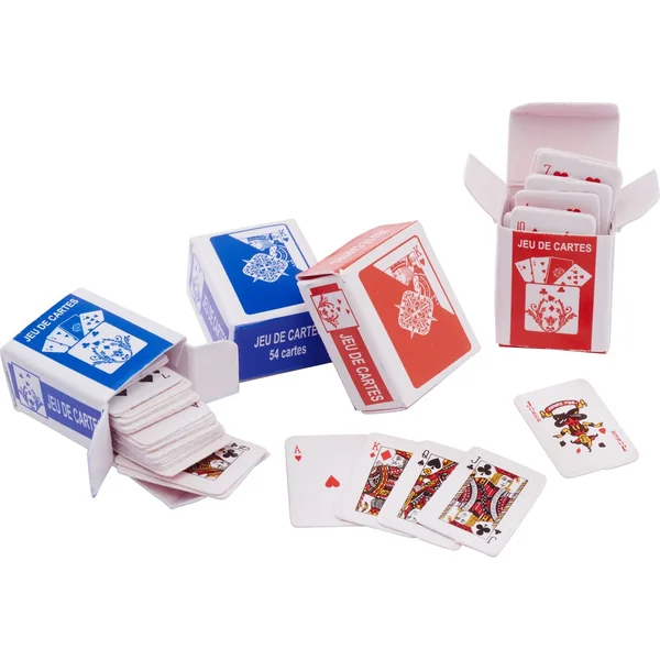 Jeux de cartes à jouer miniatures