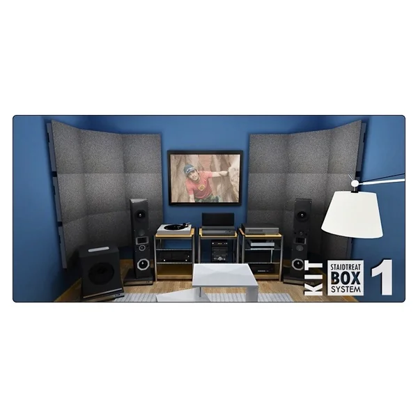 JOCAVI Staidtreat System Kit Box 1® Panneaux Acoustiques Pour Pièce de 13 à 17m2