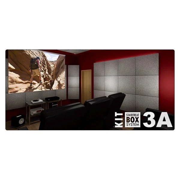 JOCAVI Staidtreat System Kit Box 3A® Panneaux Acoustiques Pour Pièce de 20 à 30m2
