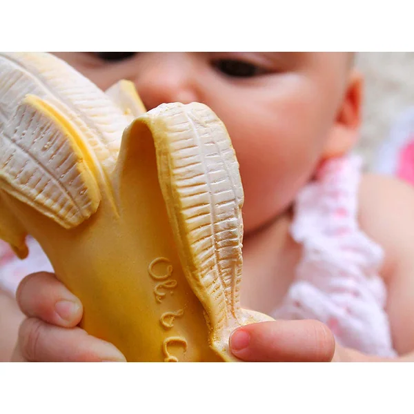 Jouet de dentition bébé Ana la Banane - Oli&Carol