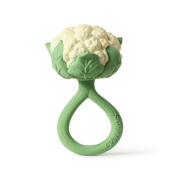 Jouet de dentition Hochet bébé Cauliflower le Chou - Oli&Carol